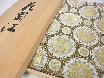 平和屋本店■最高級　人間国宝　北村武資　煌彩錦　六通柄袋帯　花蜀江　金銀糸　共箱付き　逸品　DZAA1053kh4