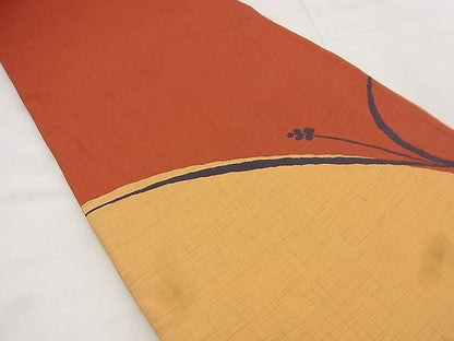 平和屋着物◎太鼓柄袋帯 草花文 逸品 BAAF1551qt