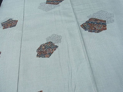 平和屋着物■上質なお召 吉祥文 逸品 CAAE9402ch