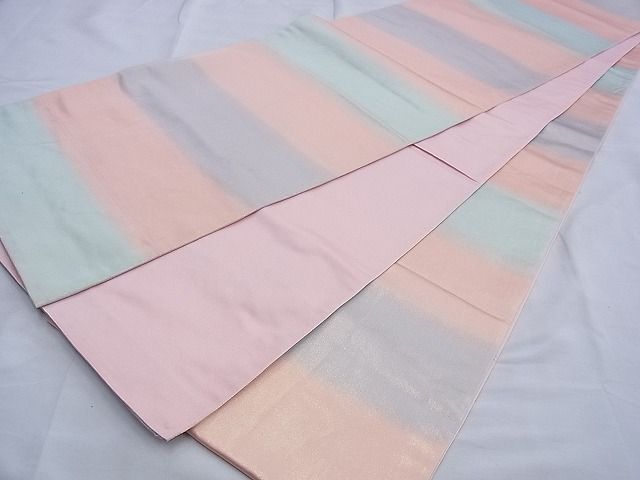 平和屋着物◎太鼓柄袋帯 刺繍 花籠文 金糸 逸品 BAAF4202xa