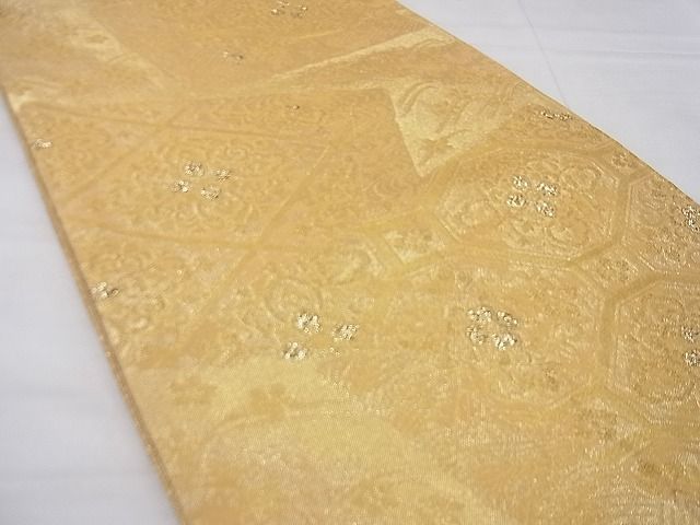 平和屋着物◎佐賀錦 六通柄袋帯 蜀江花文 金銀糸 逸品 BAAF4250xa