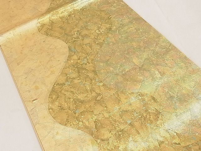 平和屋着物◎六通柄袋帯 道長文 金銀糸 逸品 CAAE3876ku