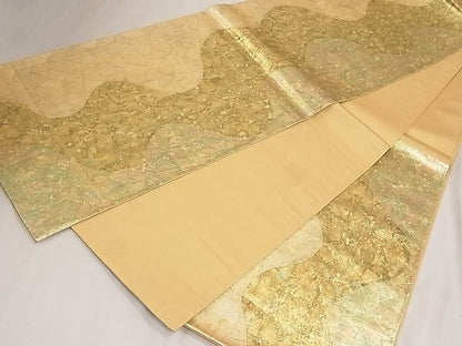 平和屋着物◎六通柄袋帯 道長文 金銀糸 逸品 CAAE3876ku