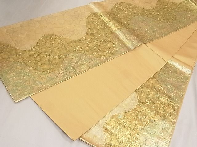 平和屋着物◎六通柄袋帯 道長文 金銀糸 逸品 CAAE3876ku