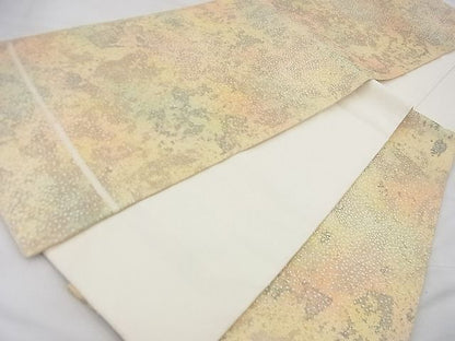 平和屋着物◎六通柄袋帯 樹林文 金糸 逸品 BAAF7467wk