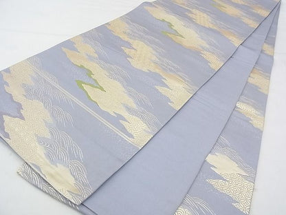 平和屋着物◎六通柄袋帯 唐織 吉祥文 金糸 逸品 BAAF4360xa