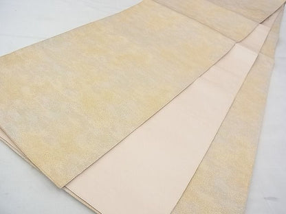 平和屋着物◎全通柄袋帯 綴れ 霞文 金糸 逸品 BAAF4361xa