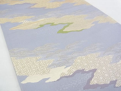 平和屋着物◎六通柄袋帯 唐織 吉祥文 金糸 逸品 BAAF4360xa