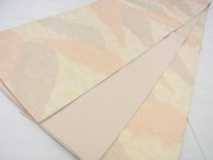 平和屋着物◎全通柄袋帯 砂子綴 重山 金糸 逸品 BAAF4391xa