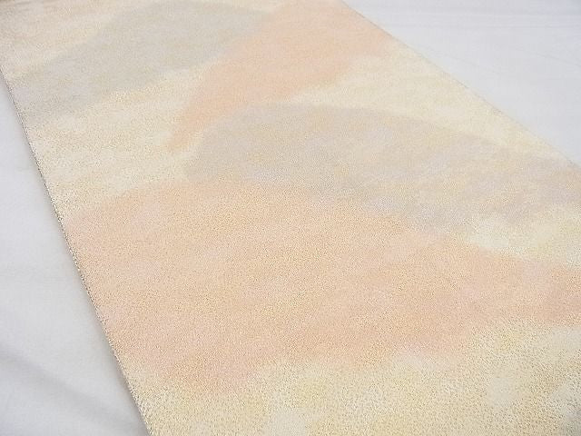 平和屋着物◎全通柄袋帯 砂子綴 重山 金糸 逸品 BAAF4391xa