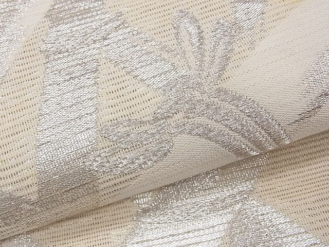 平和屋着物■夏物 六通柄袋帯 籬文 銀糸 逸品 CAAE8447fb