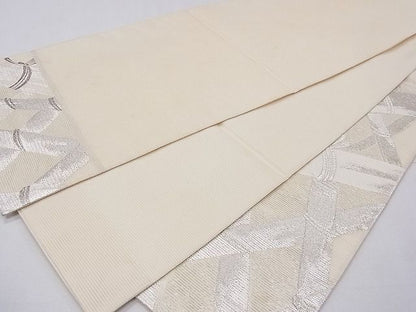 平和屋着物■夏物 六通柄袋帯 籬文 銀糸 逸品 CAAE8447fb