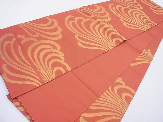 平和屋着物◎六通柄 本袋帯 乱菊 逸品 BAAE8759cm