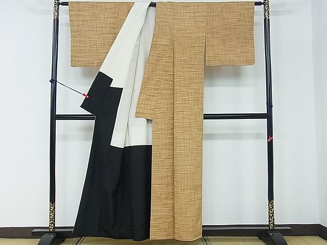 平和屋着物■上質な紬 霞文 逸品 DAAD4366we