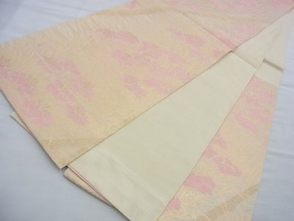 平和屋着物■夏物 六通柄袋帯 唐織 杜若 金糸 逸品 BAAF3086du
