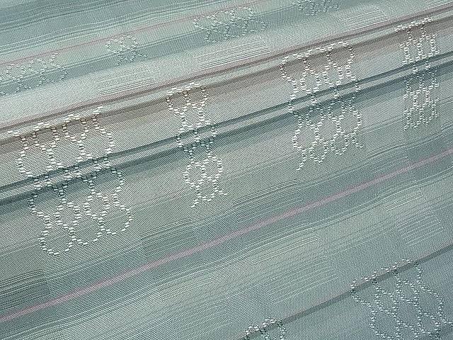 期間限定セール30％off■希少 沖縄県最高級織物 夏物 首里花倉織 首里織 花織・絽織・紗織 九寸名古屋帯 横段文 銀糸 CYAA0239s4
