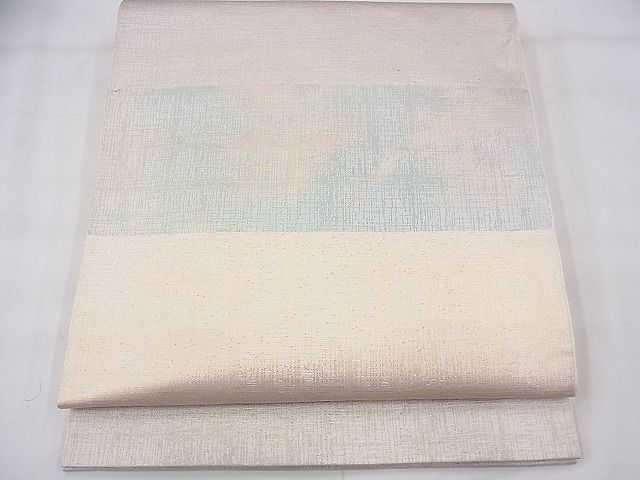 平和屋着物◎六通柄袋帯 横段文 金糸 逸品 BAAF3706fk