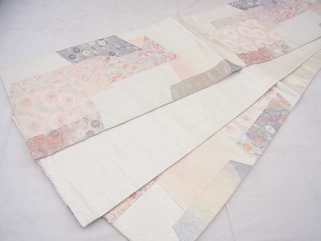 平和屋着物◎佐賀錦 六通柄袋帯 唐織 切嵌 琳派花屏風文 金銀糸 逸品 BAAF3709fk