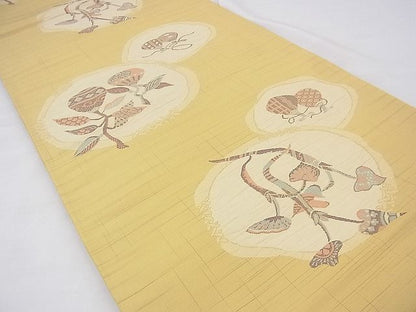 平和屋着物◎全通柄袋帯 ふくれ織 成り物 逸品 BAAF3735fk