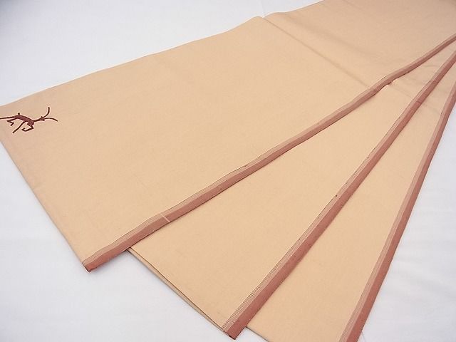 平和屋着物◎全通柄袋帯　紬地　ワンポイント　逸品　BAAF3807fk