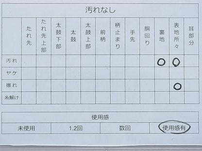 平和屋着物◎太鼓柄袋帯 扇面花文 金銀糸 逸品 BAAF9244du