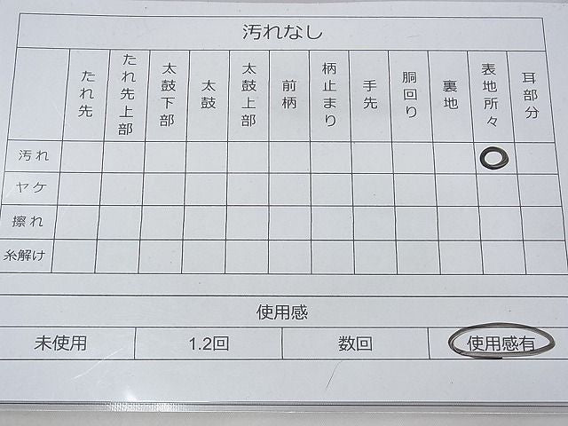 平和屋着物◎六通柄袋帯 唐織 雪輪重ね花文 逸品 BAAF3892fk