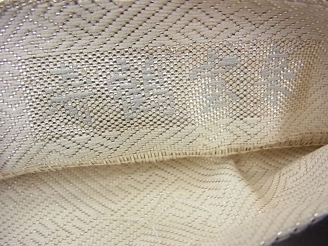 平和屋着物◎六通柄袋帯 本箔佐賀錦 寿鶴宝来 金糸 逸品 BAAF3994fk