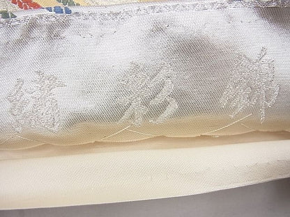平和屋着物◎西陣 山川謹製 六通柄袋帯 唐織 繍彩錦 金銀糸 逸品 BAAG1211fk