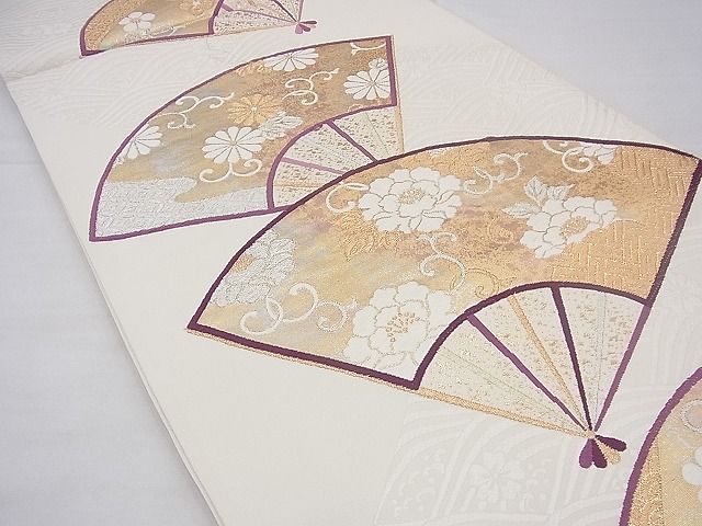 平和屋着物◎六通柄袋帯 唐織 金彩古典錦 金銀糸 逸品 BAAG1233fk