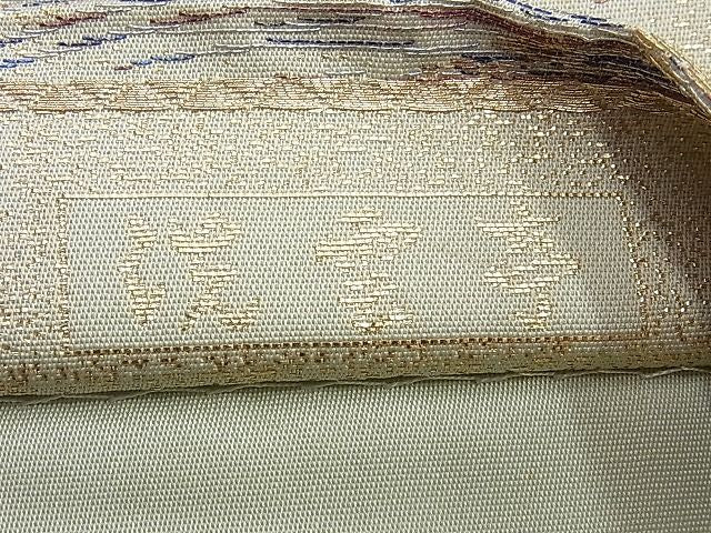 平和屋着物◎六通柄袋帯 悦雲亭 金糸 逸品 BAAF6878ow