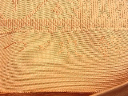 平和屋着物◎六通柄 本袋帯 つづれ錦 更紗菱形文様 逸品 BAAF6936ow