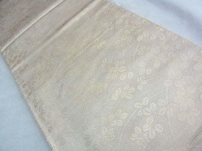 平和屋着物◎全通柄袋帯 唐織 萩 桔梗 金糸 逸品 BAAF6941ow