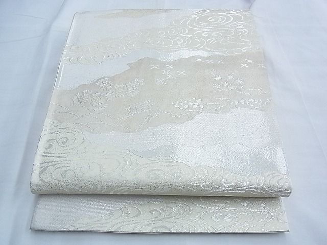平和屋着物◎六通柄袋帯 道長花鳥文 金銀糸 逸品 BAAF6961ow