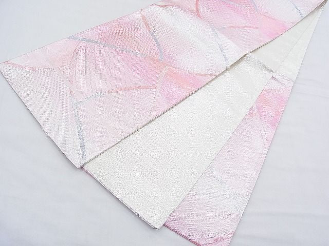 平和屋着物◎創美佐賀錦 六通柄袋帯 吉祥文 銀糸 逸品 BAAF2890kj