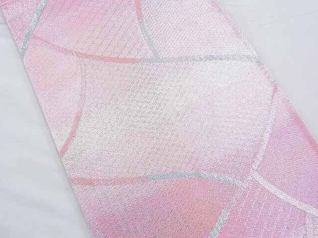 平和屋着物◎創美佐賀錦 六通柄袋帯 吉祥文 銀糸 逸品 BAAF2890kj