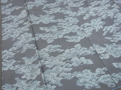 平和屋着物■上質な紬 枝葉文 逸品 BAAG0734xi