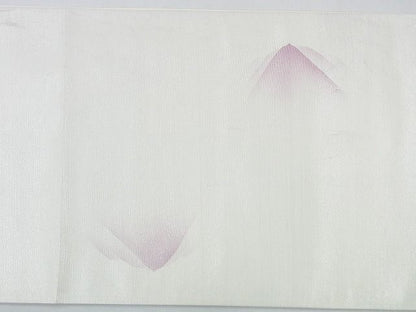 平和屋着物◎太鼓柄袋帯 手描き 水辺樹林文 引箔 逸品 BAAF2965kj