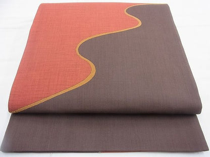 平和屋着物◎太鼓柄袋帯 流文文様 逸品 BAAF9945du