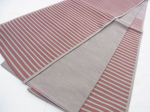 平和屋着物◎六通柄袋帯 横段文 逸品 BAAF9980du