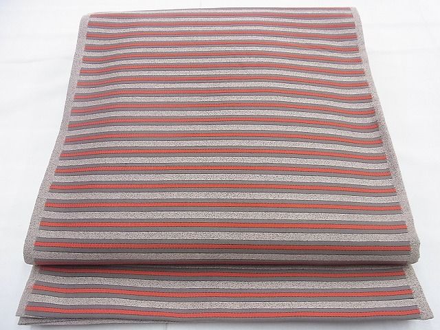 平和屋着物◎六通柄袋帯 横段文 逸品 BAAF9980du