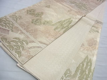 平和屋着物◎佐賀錦 六通柄袋帯 洛桐錦 金糸 逸品 BAAG2630du