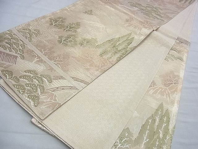 平和屋着物◎佐賀錦 六通柄袋帯 洛桐錦 金糸 逸品 BAAG2630du