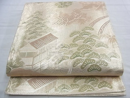 平和屋着物◎佐賀錦 六通柄袋帯 洛桐錦 金糸 逸品 BAAG2630du