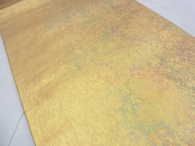 平和屋着物◎六通柄袋帯 箔あそび 金彩 引箔 逸品 BAAG2683du