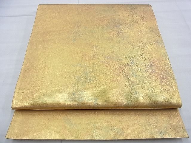 平和屋着物◎六通柄袋帯 箔あそび 金彩 引箔 逸品 BAAG2683du