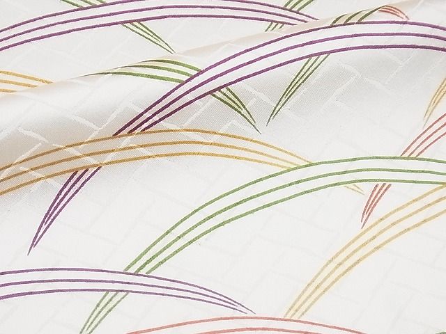平和屋着物■付下げ　芝草文　逸品　CAAD8379id