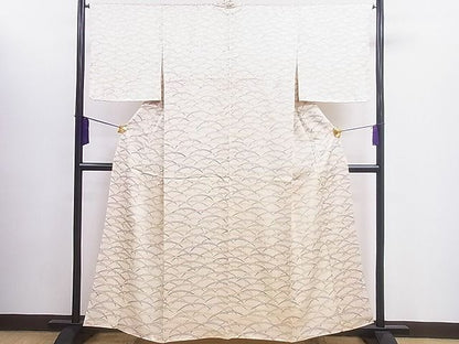 平和屋着物■付下げ　芝草文　逸品　CAAD8379id