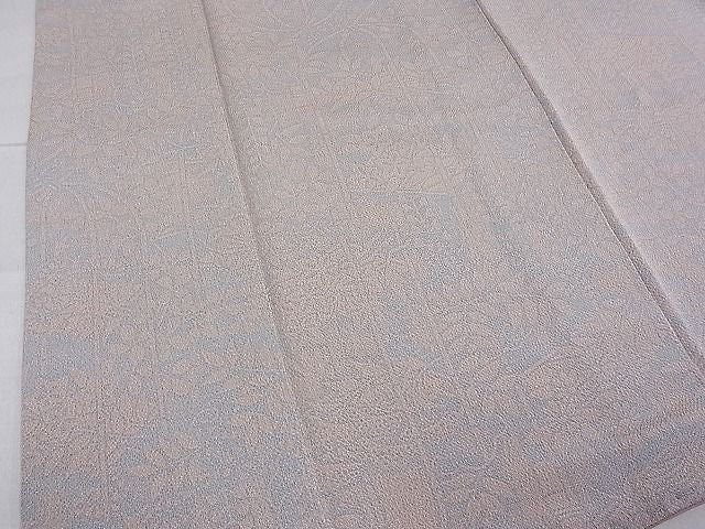 平和屋着物□上質な小紋 草花文 鬼しぼ縮緬 逸品 DAAE4719jm