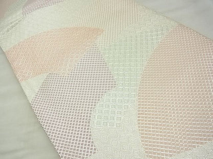 平和屋着物◎佐賀錦 六通柄袋帯 地紙吉祥文 銀糸 逸品 BAAG0954qt