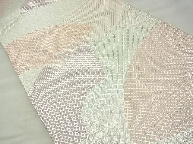 平和屋着物◎佐賀錦 六通柄袋帯 地紙吉祥文 銀糸 逸品 BAAG0954qt